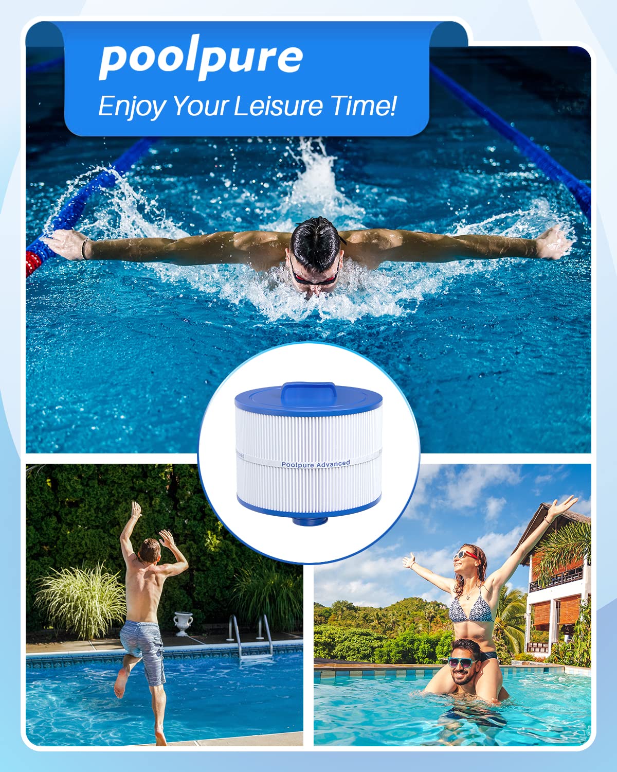 PoolPure PHTA member seal, signaling industry-standard performance and reliability