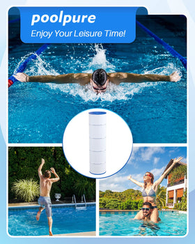 POOLPURE PLFPA100N extended-life design with thicker fabric resists wear.