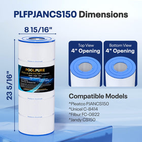 POOLPURE PLFPJANCS150 assembly demonstrating easy installation
