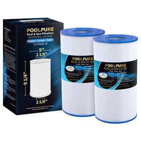 POOLPURE PRB35-IN spa filter side view for easy spa maintenance.