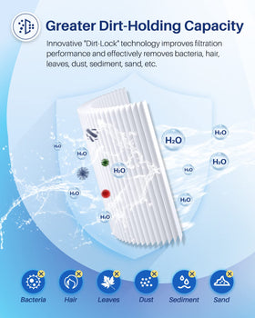 PoolPure C-5345 spa filter top opening shown for tight fit.