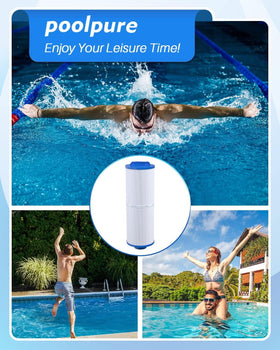 POOLPURE spa filter on poolside for crystal-clear water