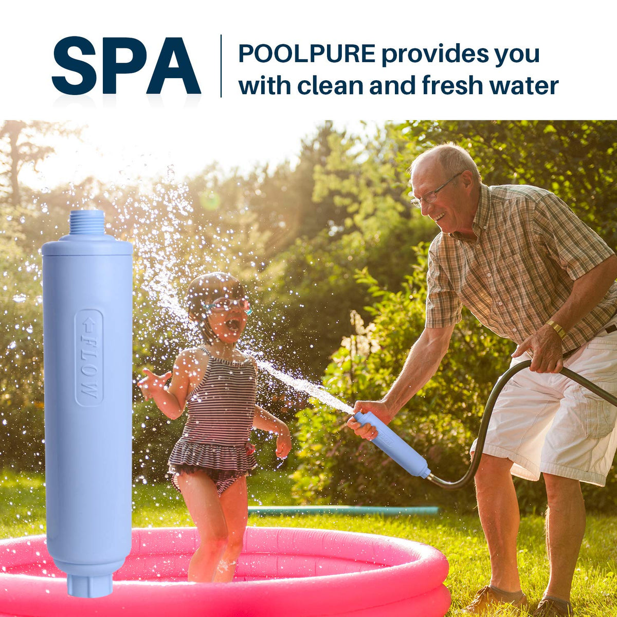 PoolPure is compatible with standard 3/4-inch hose fittings