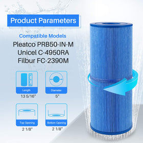 POOLPURE trilobal fabric closeup highlights increased surface area for filtration.
