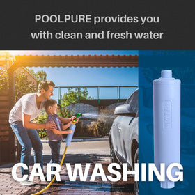 PoolPure supports pool filling, spa baths, and garden watering