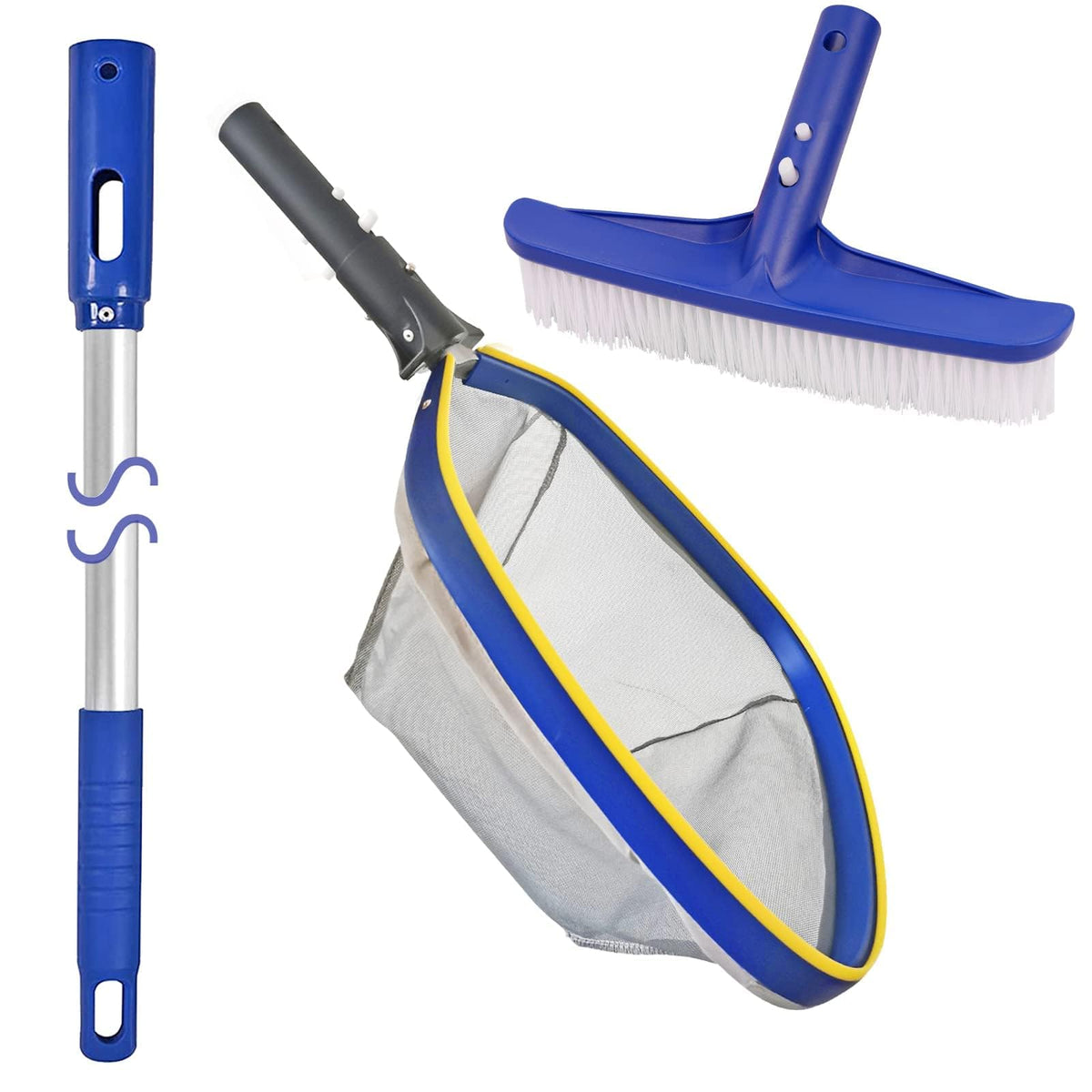 Poolvio 14 inch brush head for gentle, effective pool surface cleaning