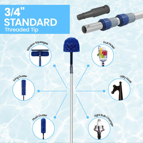 Poolvio anti-scald sleeve protects hands from heat and sun exposure.
