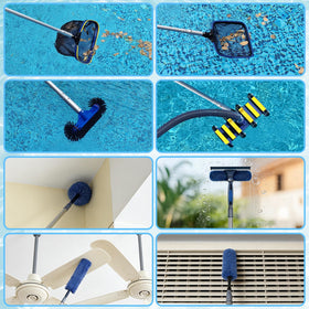 Poolvio compact design stores neatly in small spaces.