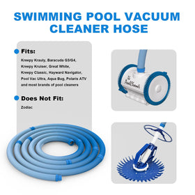 Poolvio crush-resistant and lightweight hose for easy handling