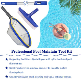 Poolvio debris removal and cleaning for a sparkling pool