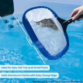 Poolvio diamond pattern mesh bag captures fine particles efficiently