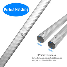 Poolvio durable plastic frame supports long-term pool maintenance