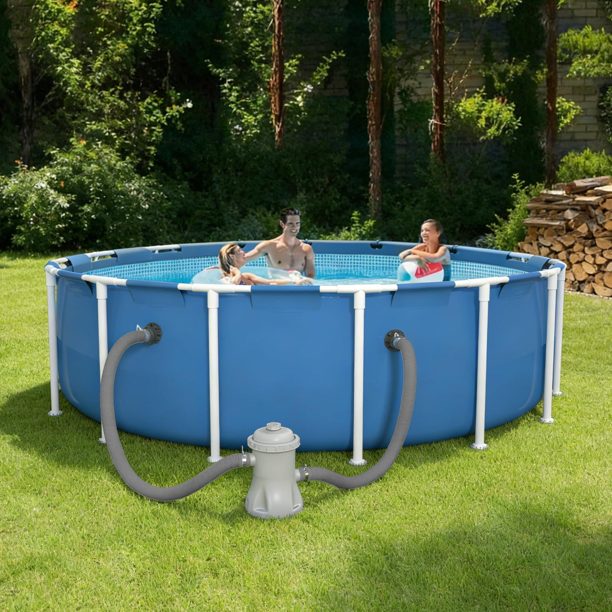 Poolvio compatible with Intex 607/637 pumps for smooth flow.