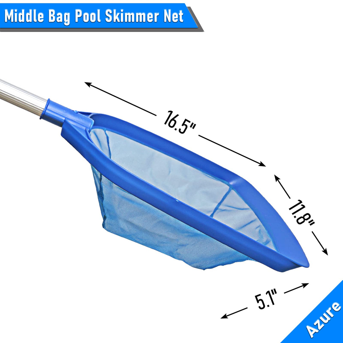 Poolvio multi-use skimmer for ponds, fountains, hot tubs
