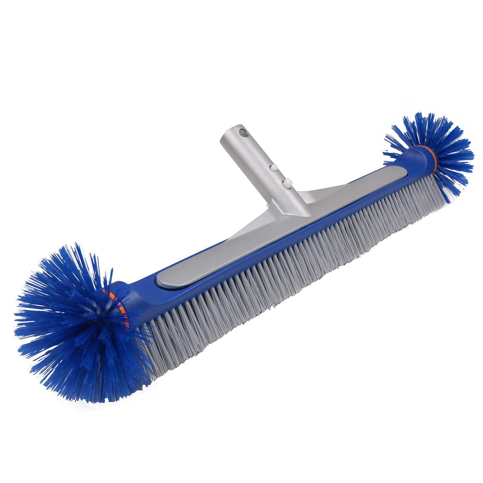 Poolvio Professional 17.5-inch floor and wall brush for efficient pool cleaning.