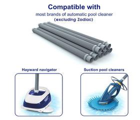 Poolvio hose constructed from robust materials for longevity.