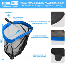 Poolvio Twist-Lock Debris Bags stay secure during use.