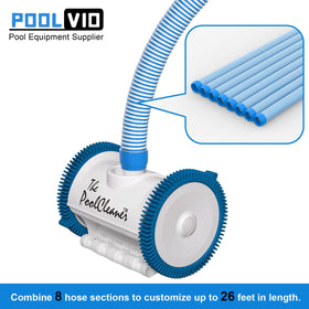 Poolvio pre-fill tip helps achieve proper suction before cleaning