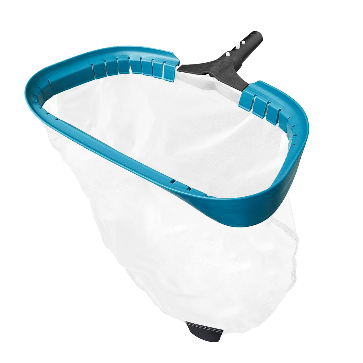 POOLWHALE 14in pollen net front view shows sturdy aluminum frame for easy debris pickup.