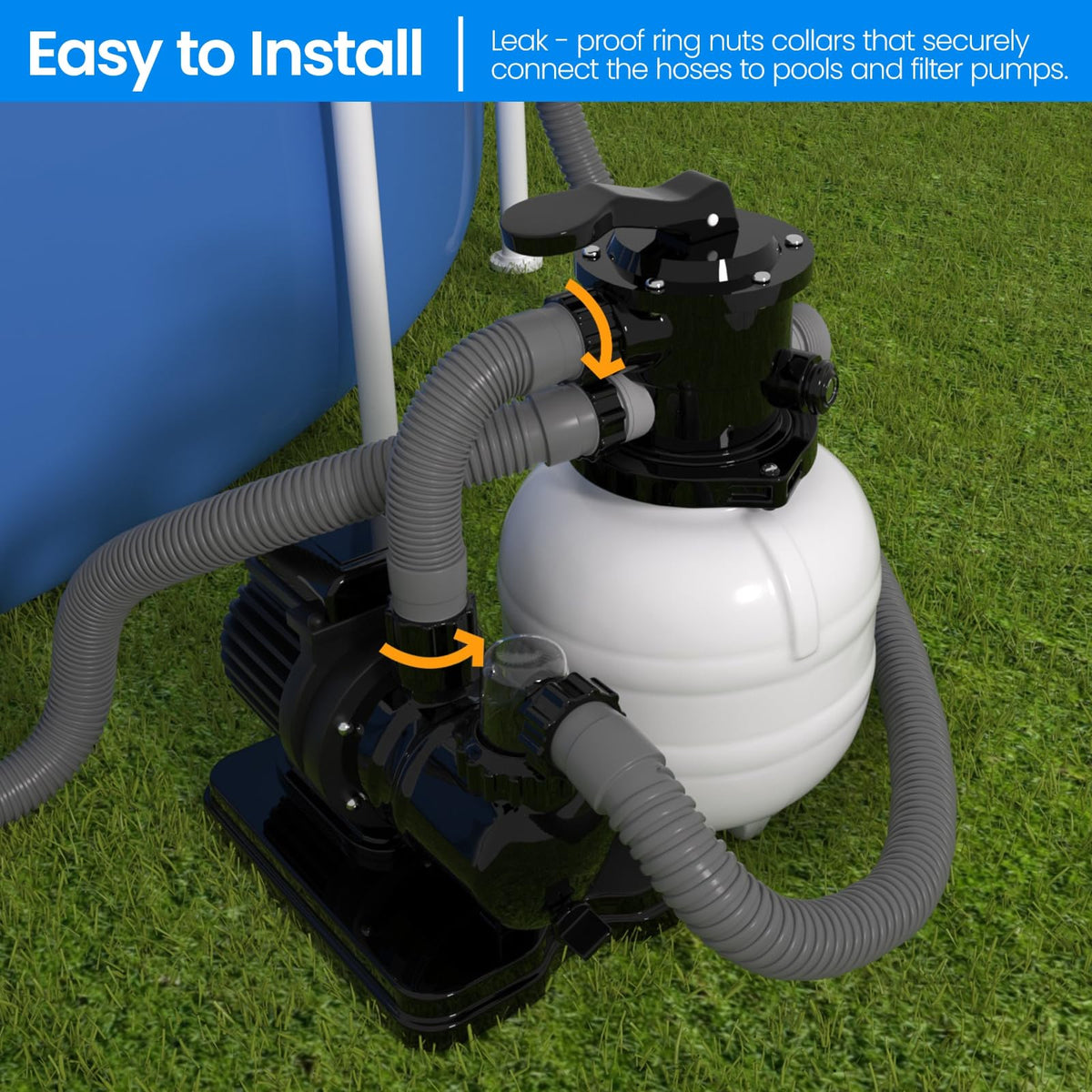 POOLWHALE Intex compatibility for above-ground pool maintenance