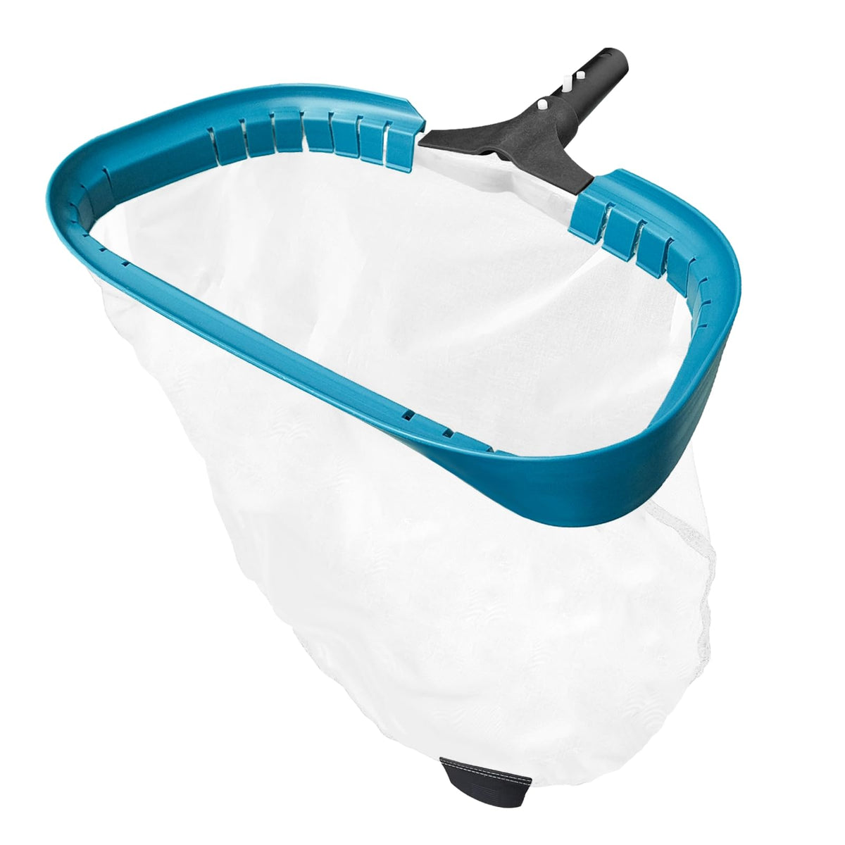 POOLWHALE 17-5-inch skimmer net with aluminum frame for deep debris collection.