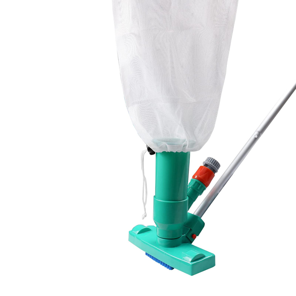 POOLWHALE 56.5-inch pole extended for thorough bottom cleaning