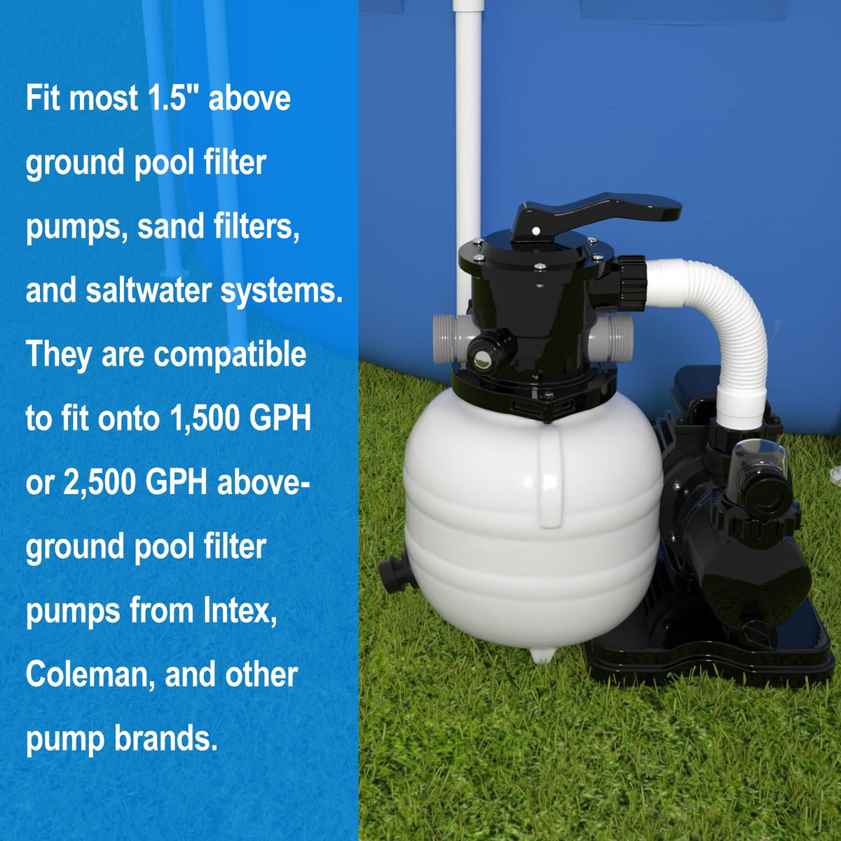 PoolWhale compatible with Intex 29060E pumps, ensuring reliable filtration.
