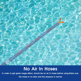 POOLWHALE durable, flexible hose construction supports long-term use.