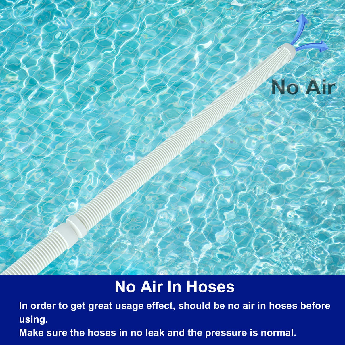 POOLWHALE durable, flexible hose designed for longevity and reliable flow.