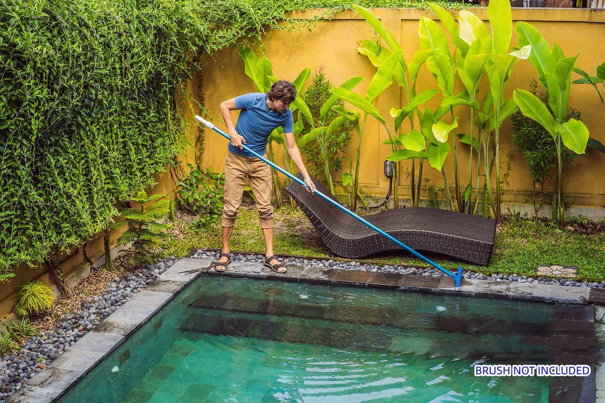 POOLWHALE easy setup and quick switch between attachments for efficient cleaning.
