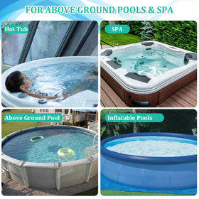 PoolWhale easy snap-shut closure prevents bag spills