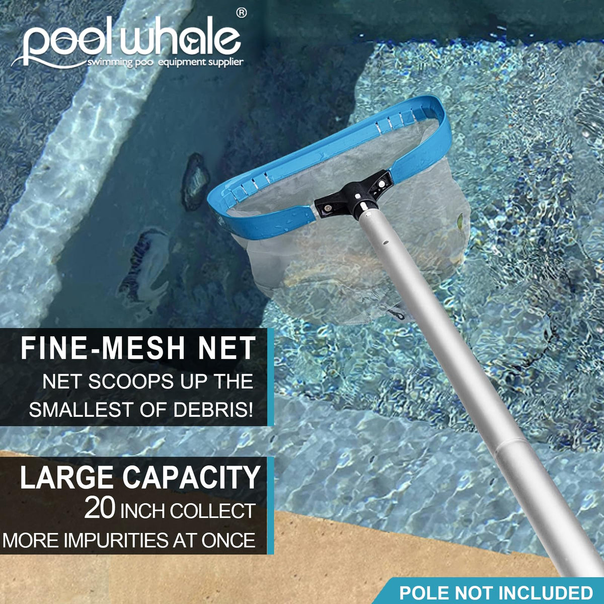 POOLWHALE suitable for inground and above-ground pools.