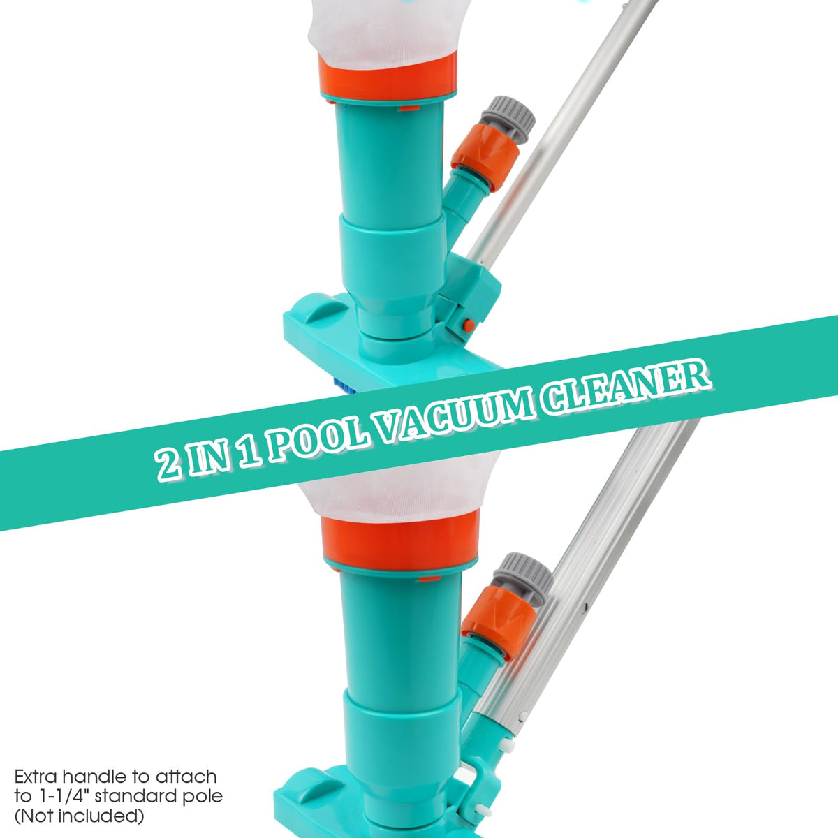 PoolWhale garden hose adapter enables hose-powered suction