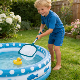 POOLWHALE handheld-skimmer ideal for spas and kiddie pools