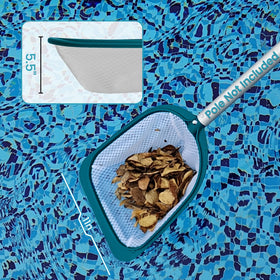 POOLWHALE 5-inch deep bag improves debris containment during skimming.
