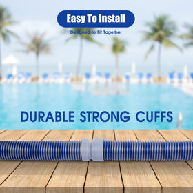 POOLWHALE mould cuffs ensure a snug seal for stable suction.