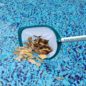 POOLWHALE keeps leaves and debris contained for easier, cleaner skimming.