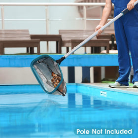 POOLWHALE pool cleaning in action demonstrates efficient skimming.