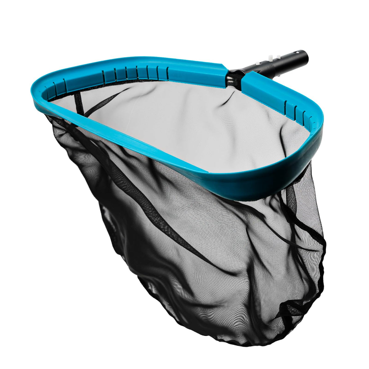 POOLWHALE pool skimmer net with aluminum frame for deep cleaning.