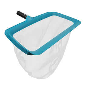 POOLWHALE Professional Skimmer Front Lip boosts bottom debris pickup during cleaning.