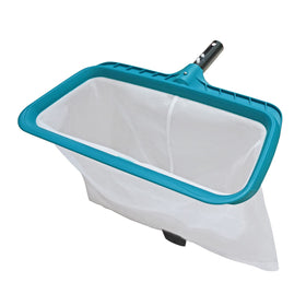 POOLWHALE professional skimmer net with large capacity for quick debris pickup.