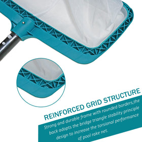 POOLWHALE rounded-edge design protects liners during cleaning.