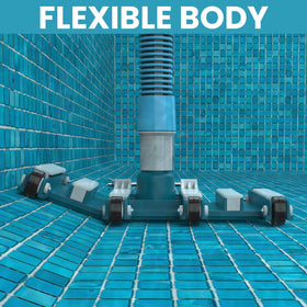 POOLWHALE weighted design helps sink to pool floor