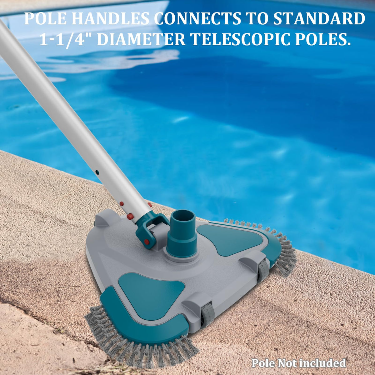 POOLWHALE universal hose connection fits standard 1.25 and 1.5 inch hoses