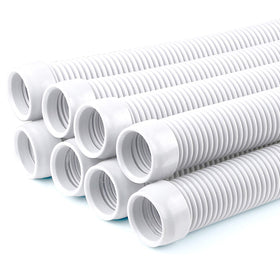 POOLWHALE vacuum hose with 1.5-inch end connection for quick setup and use.
