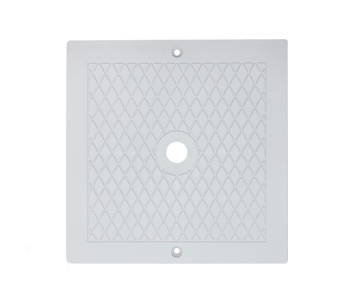Poolzilla 10-inch skimmer lid replacement protects against debris.