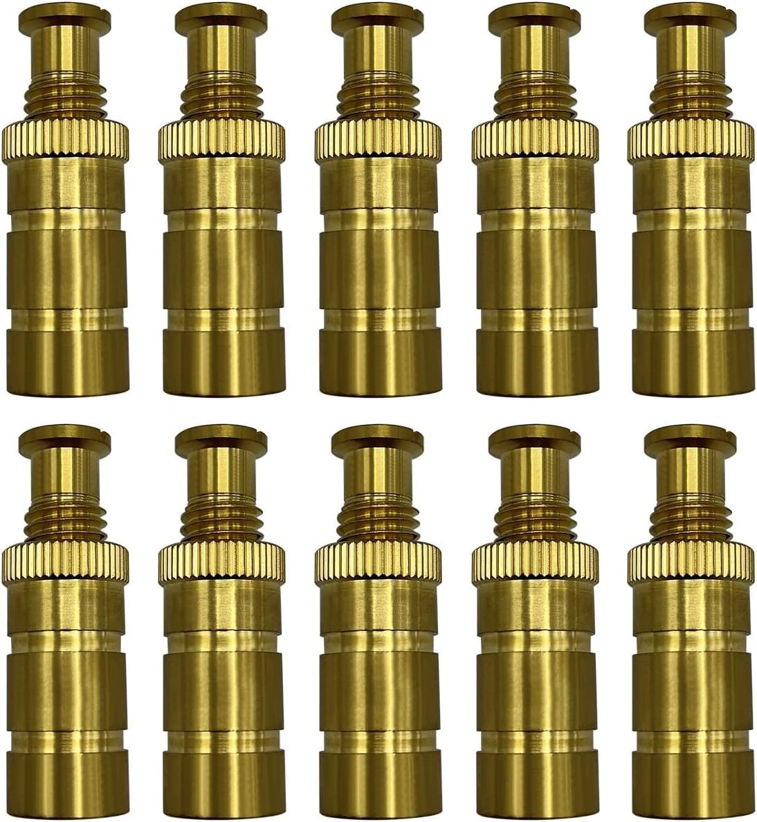 Poolzilla brass anchors 10-pack securing pool safety covers on concrete