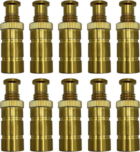Poolzilla brass anchors 10-pack securing pool safety covers on concrete