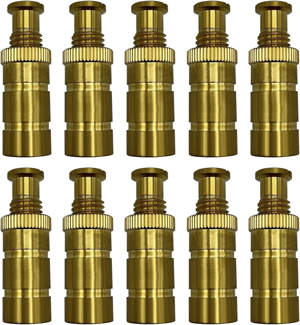 Poolzilla brass anchors 10-pack securing pool safety covers on concrete