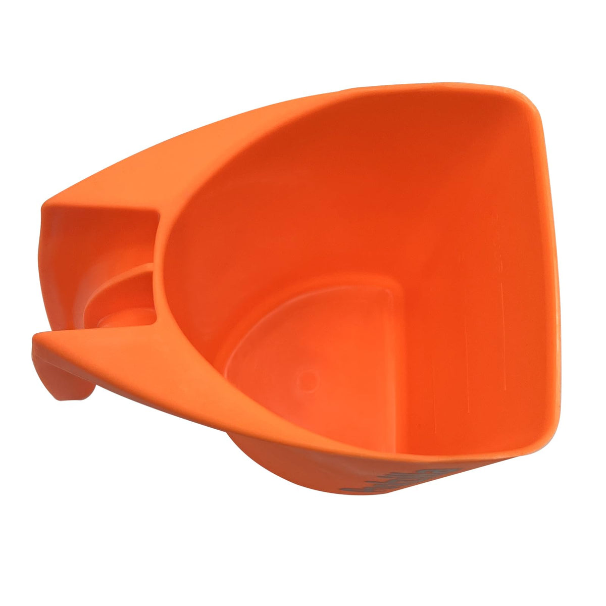 Poolzilla DE scoop crafted from durable plastic designed for repeated use.